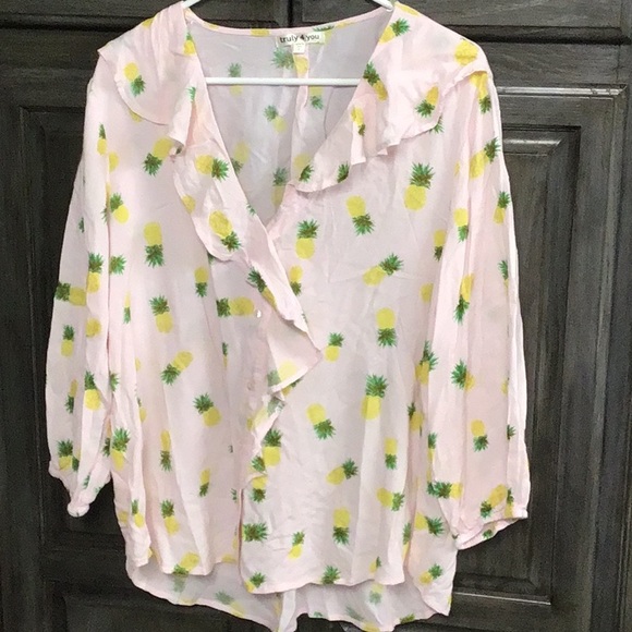 Truly 4 You Tops - Pineapple blouse